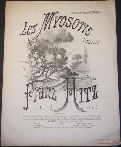 Les myosotis 419 - myosotis, op.419