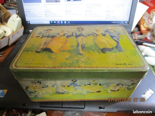 Ancienne boite galettes - ancienne, st