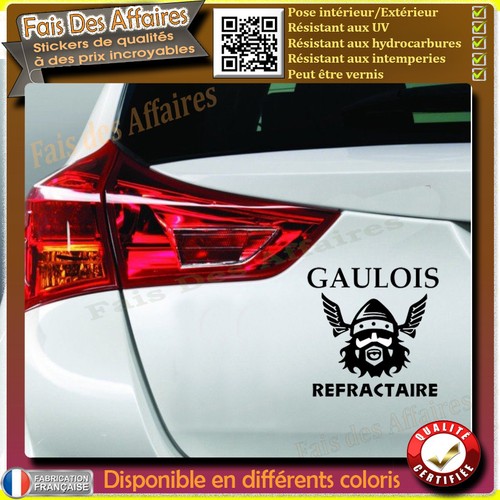 Sticker autocollant gaulois