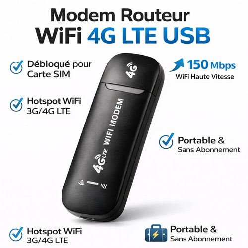 Clé usb modem routeur - modem, 4g