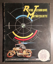 REVUE TECHNIQUE TOURISTIQUE MOTOCYCLISTE n° 40 JUIN 1951 LA PUCH 250 TF