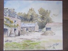 AQUARELLE ORIGINALE 1904 BREST