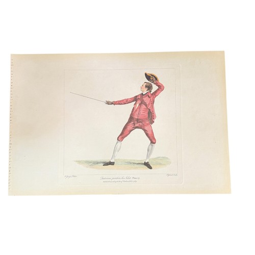 1763 fencing print - 1763,