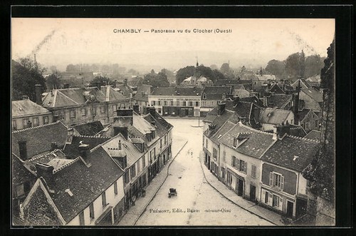 Cpa chambly vue - générale, vu