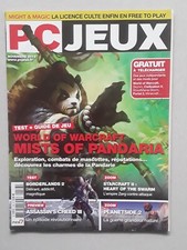 PC JEUX MAGAZINE 176 NOVEMBRE 2012 * MISTS OF PANDARIA , BORDERLANDS 2 .....