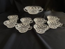 Coupe, 8 coupelles en cristal, salade de fruits ou punch, lumineux