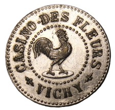 Jeton Casino des Fleurs, Vichy