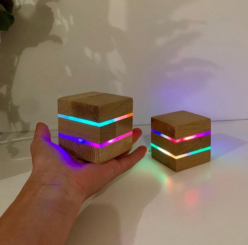 Cube lumineux led - en, de