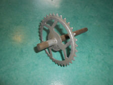 Axe pédalier 34 dents 212 mm Motobécane Mobyx X7 réf: 22012 neuf ancien stock