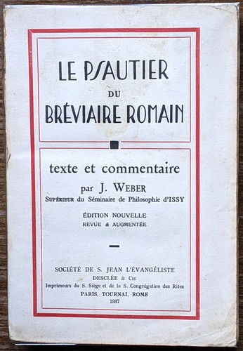 Psautier bréviaire - psautier,