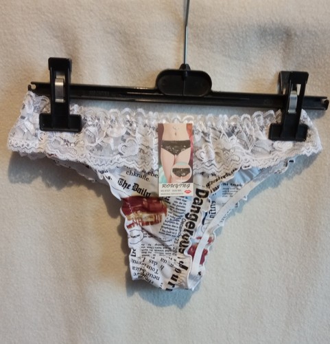 Tanga écriture 9107 bleu - bleu, ou