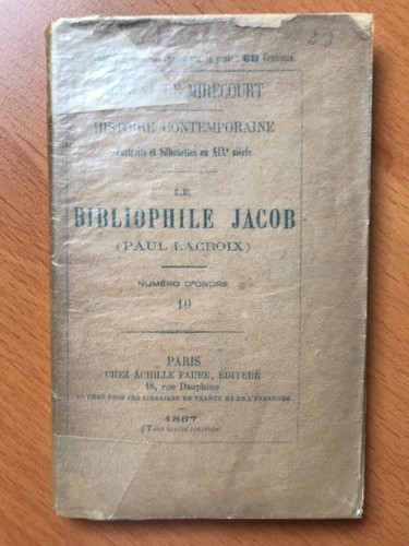 Bibliophile jacob paul - le, (paul