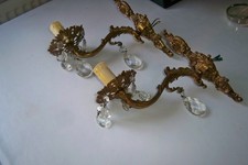 paire d' Appliques en bronze à pampilles.....