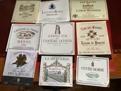 Etiquettes de vins - 15,