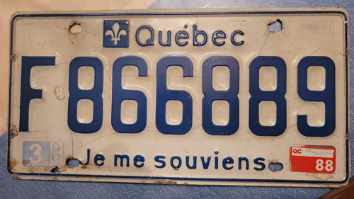 Rare plaque quebec - rare, me