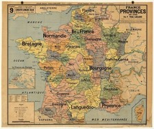 Carte France Vidal Lablache