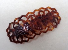 Peigne ancien - Barrette à cheveux vintage 1980's - Made in France