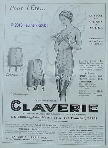 Publicite claverie gaine - publicite,