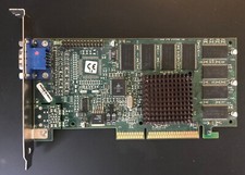*Retro Gaming* 3dfx Interactive VOODOO 3 2000 AGP 16Mo + DRIVER CD (TESTED)