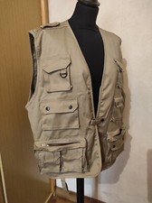Mil-Tec Gilet de chasse et pêche Homme XL Beige
