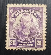 Timbre BRESIL 1906 Personalities, Benjamin Constant - 20 R oblitérés