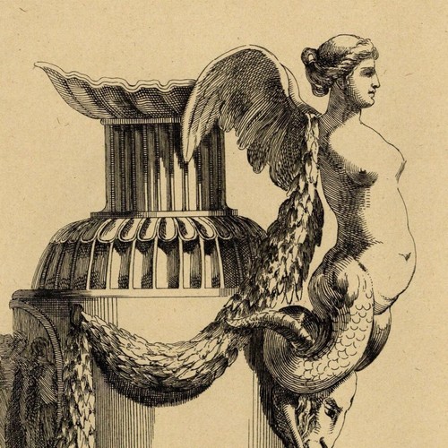 Vase urne sirene ornements - sirene,