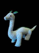 Dinosaure tissu bleu peluche
