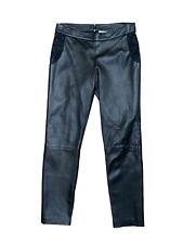 Yves Saint Laurent by Tom Ford  FW 2002 Insane Black Leather Biker Pants 42