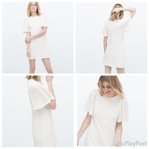 Zara crochet cape - zara, dress