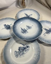 5 assiettes à dessert en