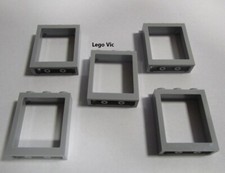 Lego 51239 x5 Window 1x3x3 Lt