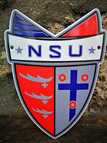 Plaque émaillée nsu enamel - émaillée,