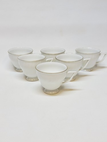 Tasses porcelaine torsadé - 6,