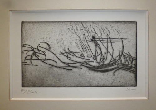 Moore henry gravure originale - moore,