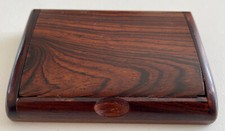 Porte-cartes de bureau en bois