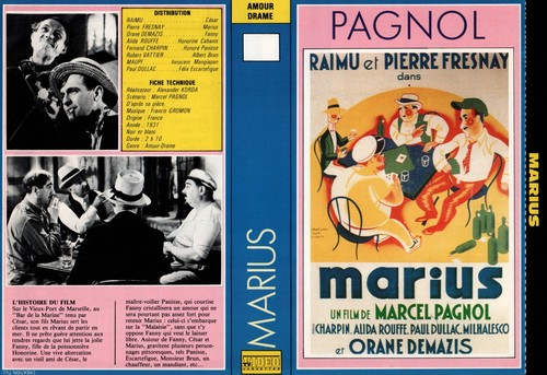 Jaquette marius - vhs).,