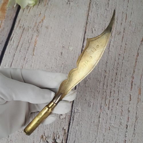 Coupe papier vintage laiton - vintage,