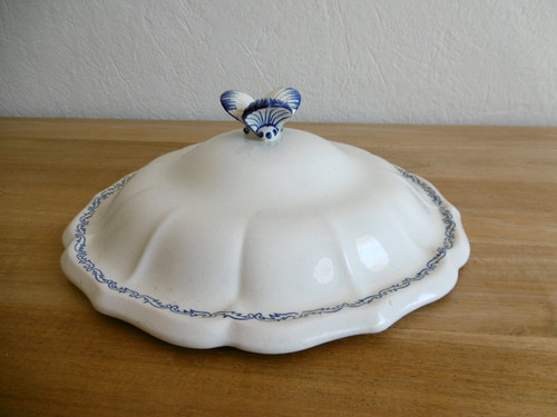 Couvercle soupiere faience - couvercle,