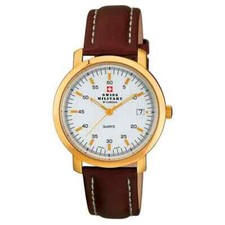 Montre Swiss Military 20019PL-2L. SWISS MADE. Cuir Marron avec date. Neuve