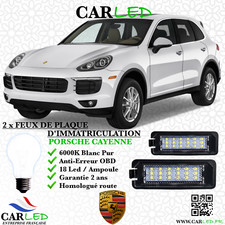 2x Feux Plaque d'immatriculation LED PORSCHE CAYENNE