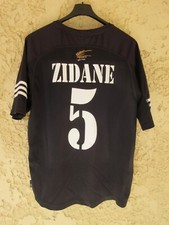 Maillot REAL MADRID 2002 ZIDANE noir camiseta ADIDAS shirt centenaire vintage L