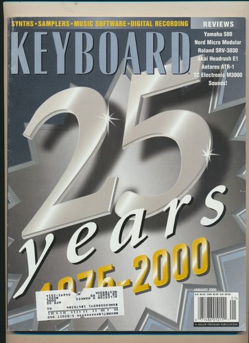 Keyboard magazine 25 years - keyboard,
