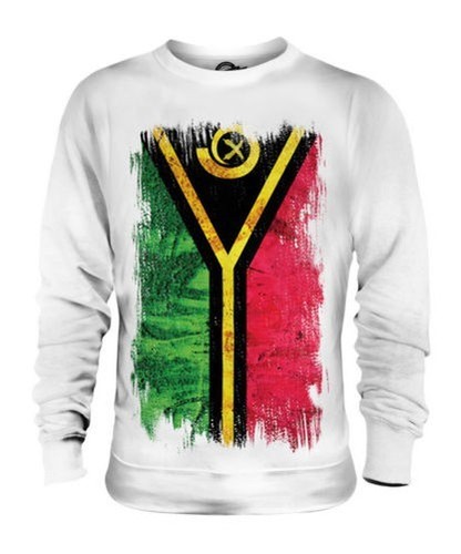 Vanuatu drapeau grunge unisexe - drapeau,