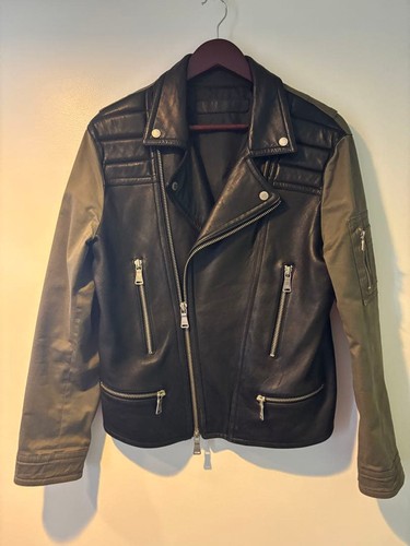 Neil barrett leather fabric - leather, &