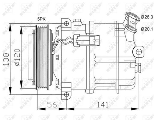 Compresseur climatisation - compresseur,