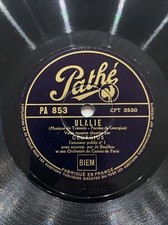 78 rpm- GEORGIUS -Ulalie - Tu mens - PATHE PA 853 - EXCELLENT ETAT