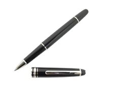 STYLO BILLE MONTBLANC MEISTERSTUCK CLASSIQUE PLATINE MB2866 ROLLERBALL PEN 435€