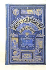 VERNE (Jules) – L’Île mystérieuse. Hetzel 1875 bleu deux élèphants