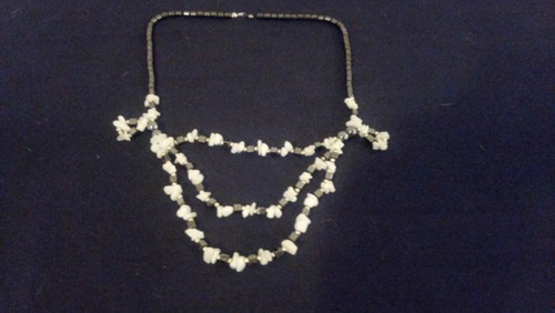 Collier perles hématite - en,
