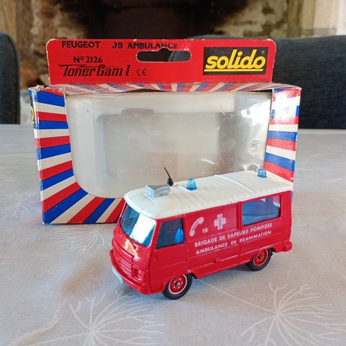 Peugeot ambulance pompiers - j9,
